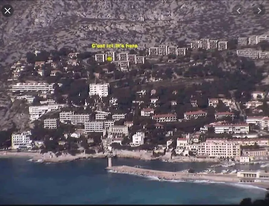 Apartment Studio Renove Avec Vue Magique Cassis France